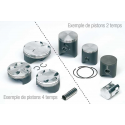 Piston complet forgé bi-segments TECNIUM - KTM/HSB/HVA 125