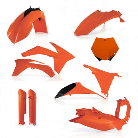 Kit plastiques super complet ACERBIS KTM SX '11 - Orange