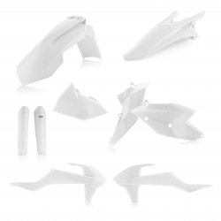Kit plastiques super complet ACERBIS KTM EXC '17 - Blanc