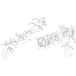 Boîte à air - Échappement 4t SHERCO 250 / 300 SEF-R 4T 2012