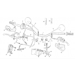 Guidon et commandes SHERCO 250 / 300 SEF-R 4T 2013