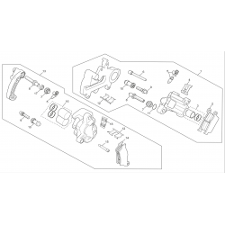 Étrier de frein arrière et avant SHERCO 450 / 510 SEi-R 2012-2013