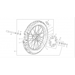 Roue avant SHERCO 450 / 510 SEi-R 4T 2012-2013