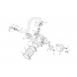 Corps d'injection SHERCO 250 SEF-R 4T 2014