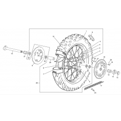 Roue arrière SHERCO 250 / 300 SEF-R 4T FACTORY 2014