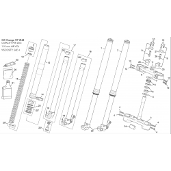 Fourche WP SHERCO 250 / 300 SEF-R 4T FACTORY 2014