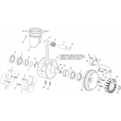 Vilebrequin - allumage SHERCO 250 SE-R 2T 2014