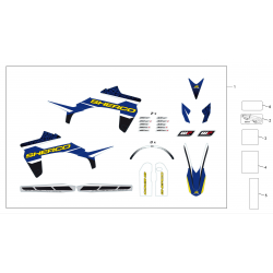 Adhésifs - Kit déco SHERCO 250 / 300 SEF-R 4T 2015