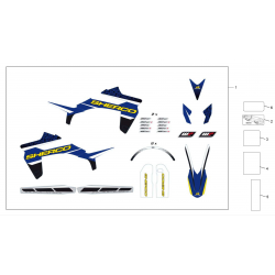 Adhésifs - Kit déco SHERCO 450 SEF-R 4T 2015