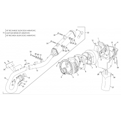 Boîte à air - Échappement 4t SHERCO 250 SEF-R 4T FACTORY 2015