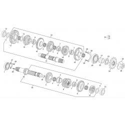 Boîte de vitesses SHERCO 250 / 300 SE-R 2T / FACTORY / SIX DAYS 2015