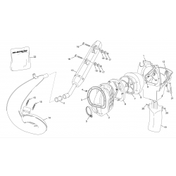 Boîte à air - Échappement 4t SHERCO 250 / 300 SE-R 2T / SIX DAYS 2015