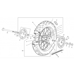 Roue arrière SHERCO 250 / 300 SEF-R 4T / SIX DAYS 2016