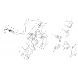 Corps d'injection SHERCO 300 SEF-R 4T / FACTORY / SIX DAYS 2016