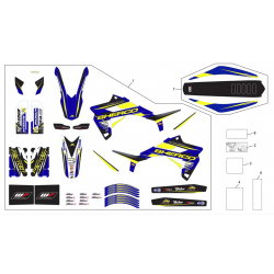 Adhésifs - Kit déco SHERCO 250 / 300 SEF-R 4T FACTORY 2016