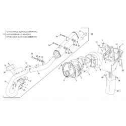 Boîte à air - Échappement 4t SHERCO 250 / 300 SEF-R 4T FACTORY 2016