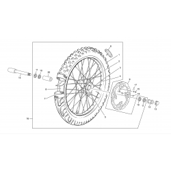 Roue avant SHERCO 450 SEF-R 4T FACTORY 2016