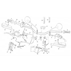 Guidon et commandes SHERCO 250 / 300 SE-R 2T 2016