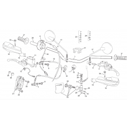 Guidon et commandes SHERCO 250 SEF-R 4T 2017