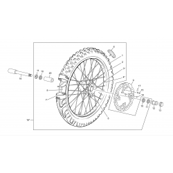 Roue avant SHERCO SEF-R 4T 2017