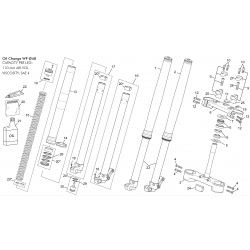 Fourche WP SHERCO 250 / 300 SEF-R 4T 2017