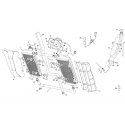 Radiateurs SHERCO 250 / 300 SEF-R 4T / FACTORY / SIX DAYS 2016-2017