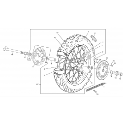 Roue arrière SHERCO 450 SEF-R 4T 2017