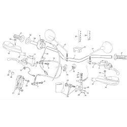 Guidon et commandes SHERCO 450 SEF-R 4T 2017