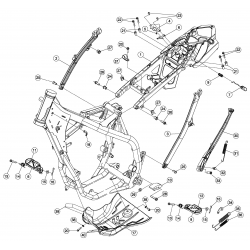 Boucle arrière de cadre BETA ENDURO RR / RACING 2T 2013