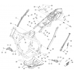 Boucle arrière de cadre BETA ENDURO RR / RACING 2T 2015