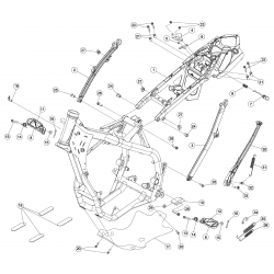 Boucle arrière de cadre BETA ENDURO RR / RACING 4T 2013/2014