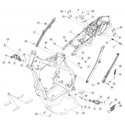 Boucle arrière de cadre BETA ENDURO RR / RACING 4T EFI 2015