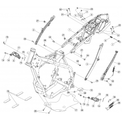 Boucle arrière de cadre BETA ENDURO RR / RACING 4T 2015