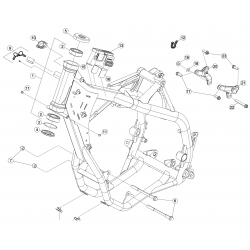 Cadre, chassis BETA ENDURO RR / RACING 4T 2013
