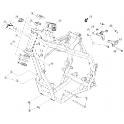 Cadre, chassis BETA ENDURO RR 4T 2014