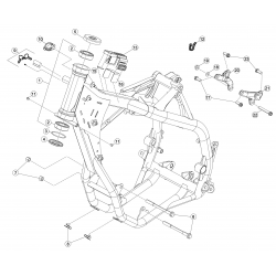 Cadre, chassis BETA 350 RR 4T RACING 2014