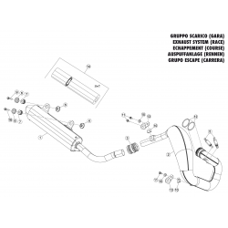 Échappement silencieu BETA ENDURO X-TRAINER 2T 2015/2016