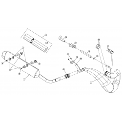 Échappement silencieu BETA ENDURO RR / RACING 2T 2013/2014