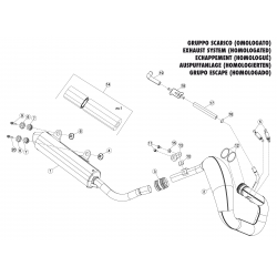 Échappement silencieu BETA 300 X-TRAINER 2T 2015