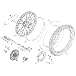 Roue avant BETA ENDURO RR 4T 2011