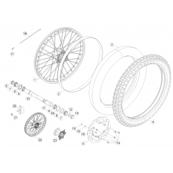 Roue avant BETA ENDURO RR /RACING 4T 2013