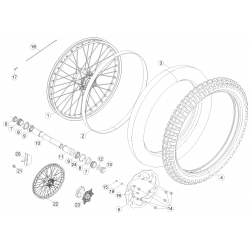 Roue avant BETA ENDURO RR 4T 2014