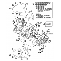 Carter moteur BETA 400/450 RR 4T 2005/2006/2007/2008/2009