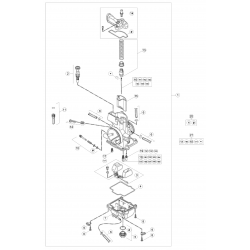 Carburateur BETA 250/300 RR/RACING 2T 2015