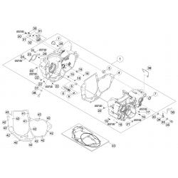 Carter moteur BETA RR/FACTORY 4T 2013/2014