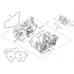 Carter moteur BETA 300 X-TRAINER 2T 2015/2016/2017
