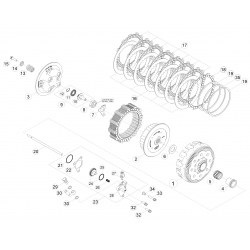 Embrayage BETA 250/300 RR/RACING 2T 2015