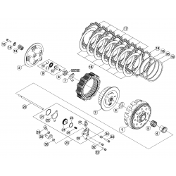 Embrayage BETA RR/RACING 4T EFI 2016