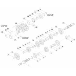 Boite de vitesses BETA 350 RR 4T FACTORY 2014