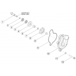 Pompe à eau BETA 350 RR 4T RACING 2014